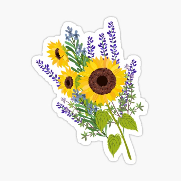 Sunflowers and Lavender