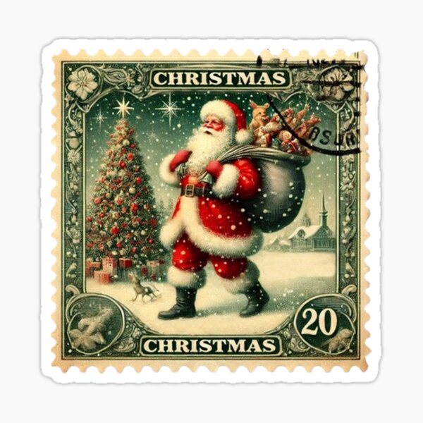 Vintage Christmas Postage