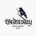 Wednesday Is My Happy Day Crow