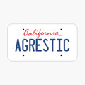 Weeds Agrestic California License Plate