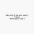 Welcome to the real world