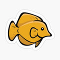 Yellow Tang Sticker