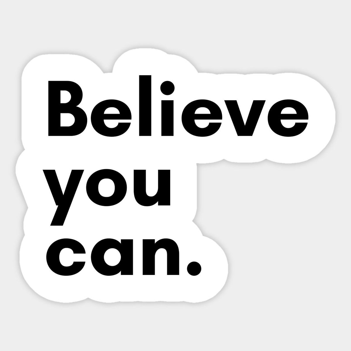 You can
