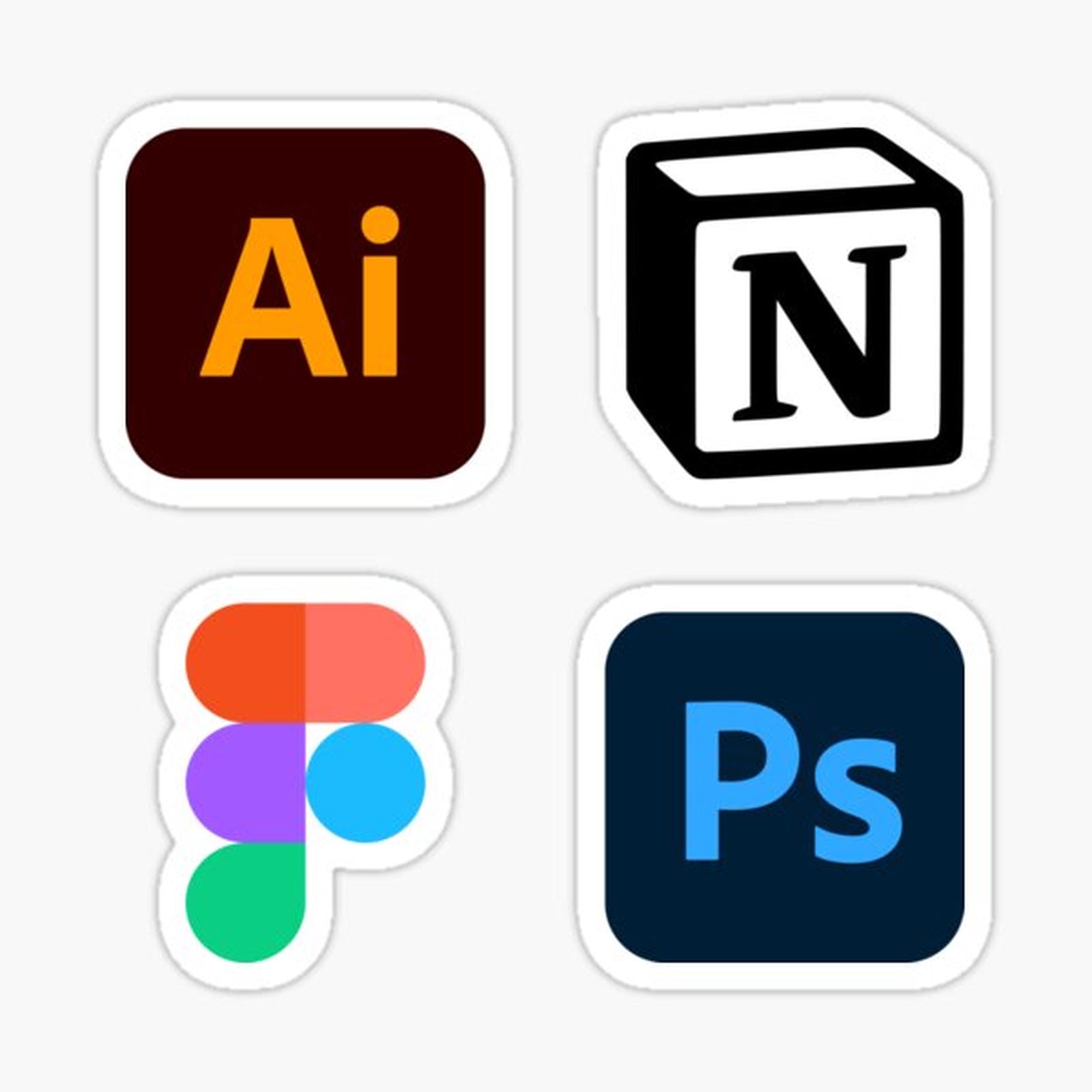 AI, PS ,N, Figma