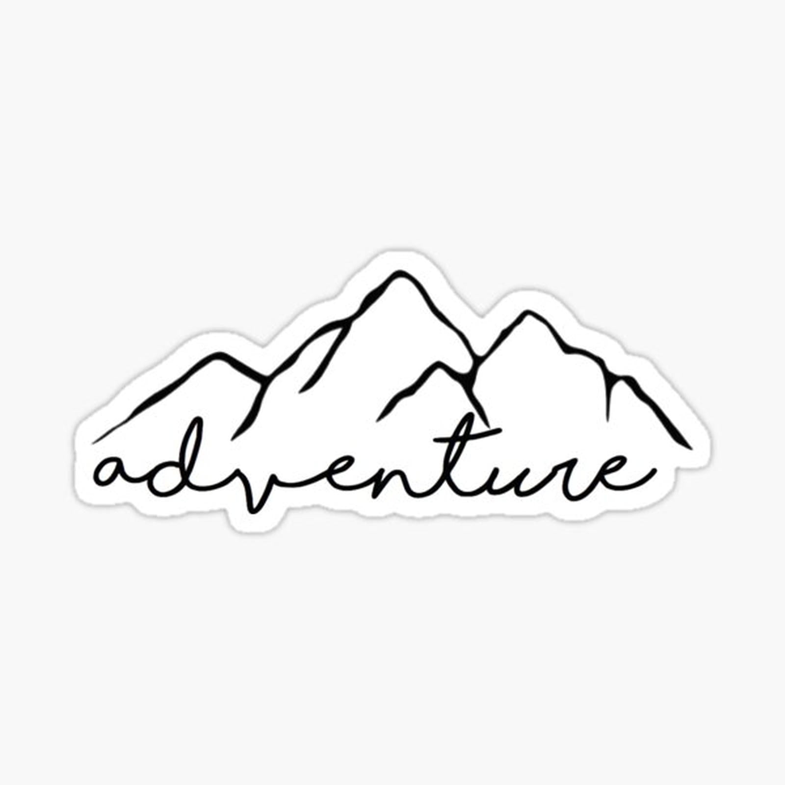 Adventure- sticker