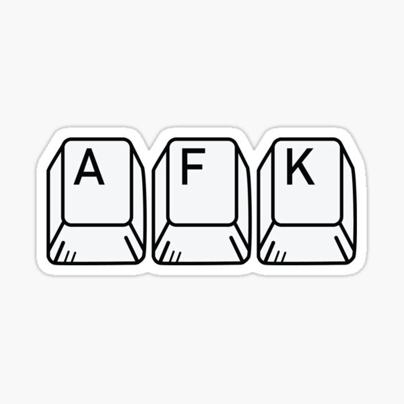 AFK gaming keyboard key design