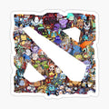 All heroes in Dota 2 Logo