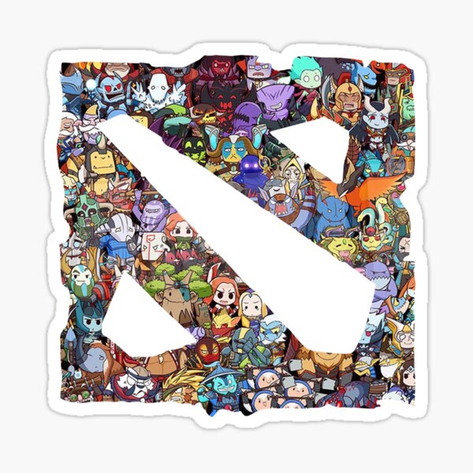 All heroes in Dota 2 Logo