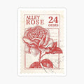 alley rose stamp