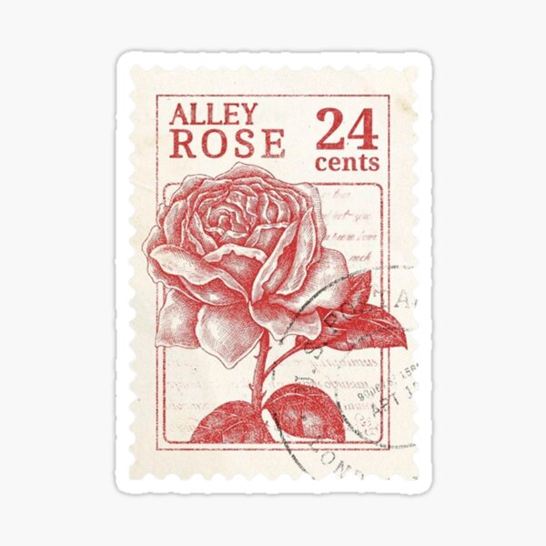 alley rose stamp