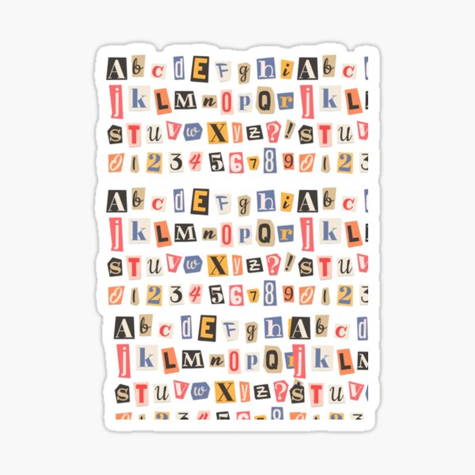 alphabet letters
