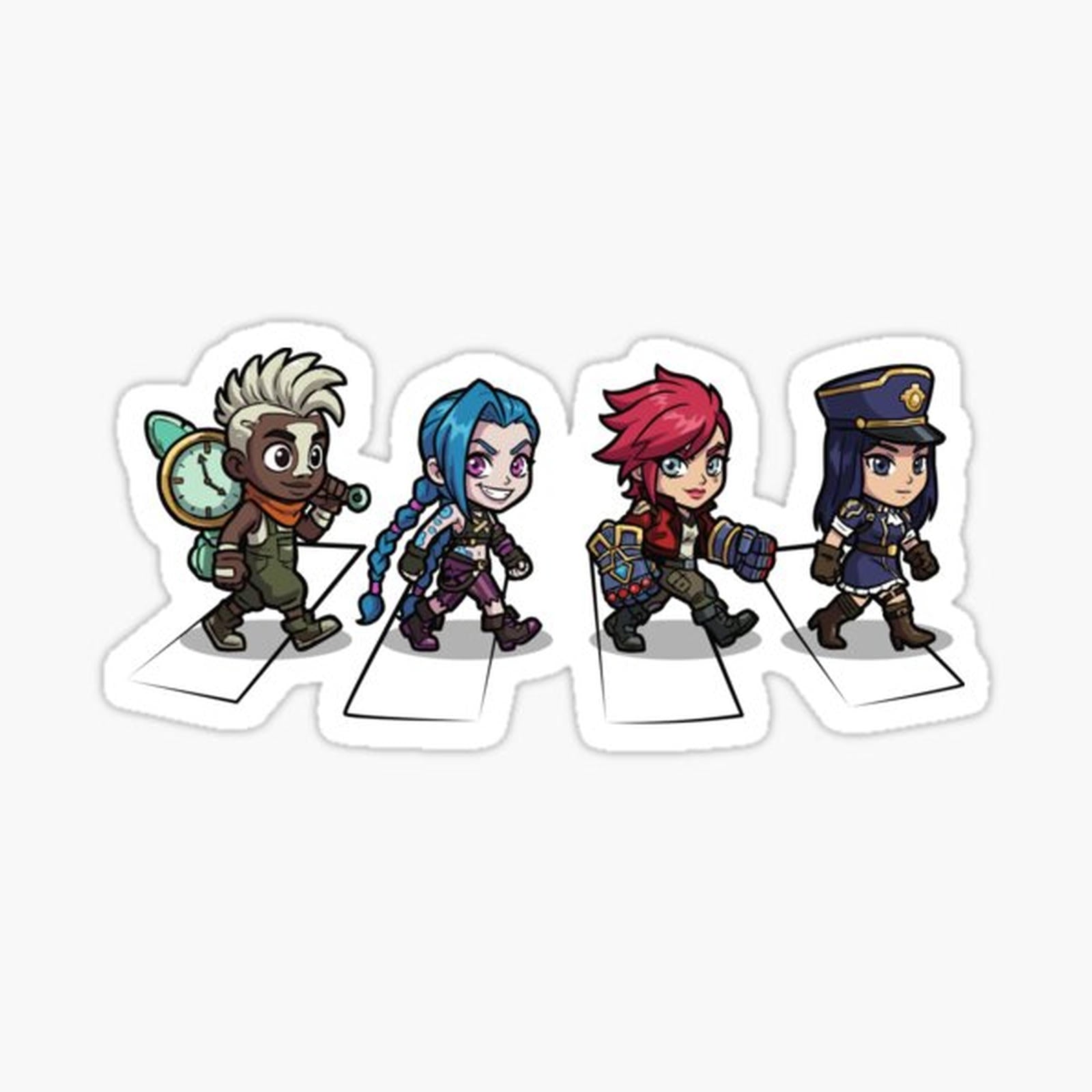 Arcane Chibi Crossover Abbey Road Style
