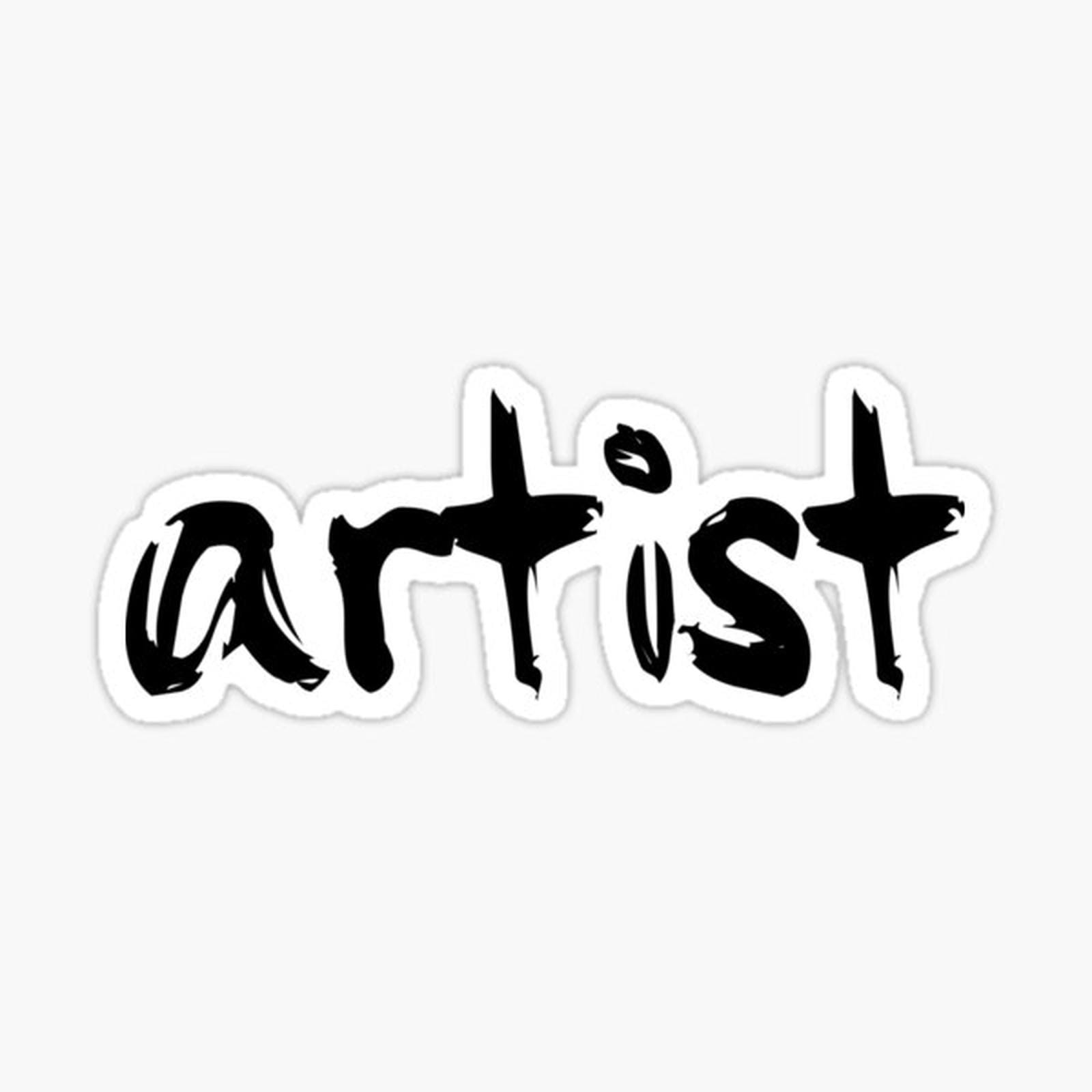 Artist brushed font