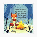 _Be Good to Yourself_ Cozy Winter Fox