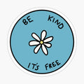 Be nice sticker