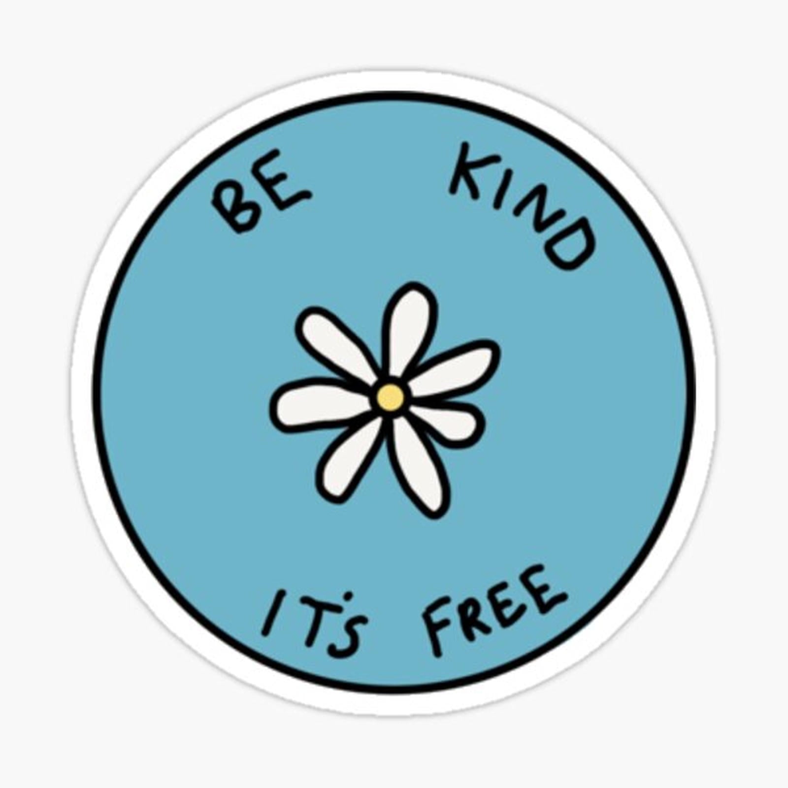 Be nice sticker