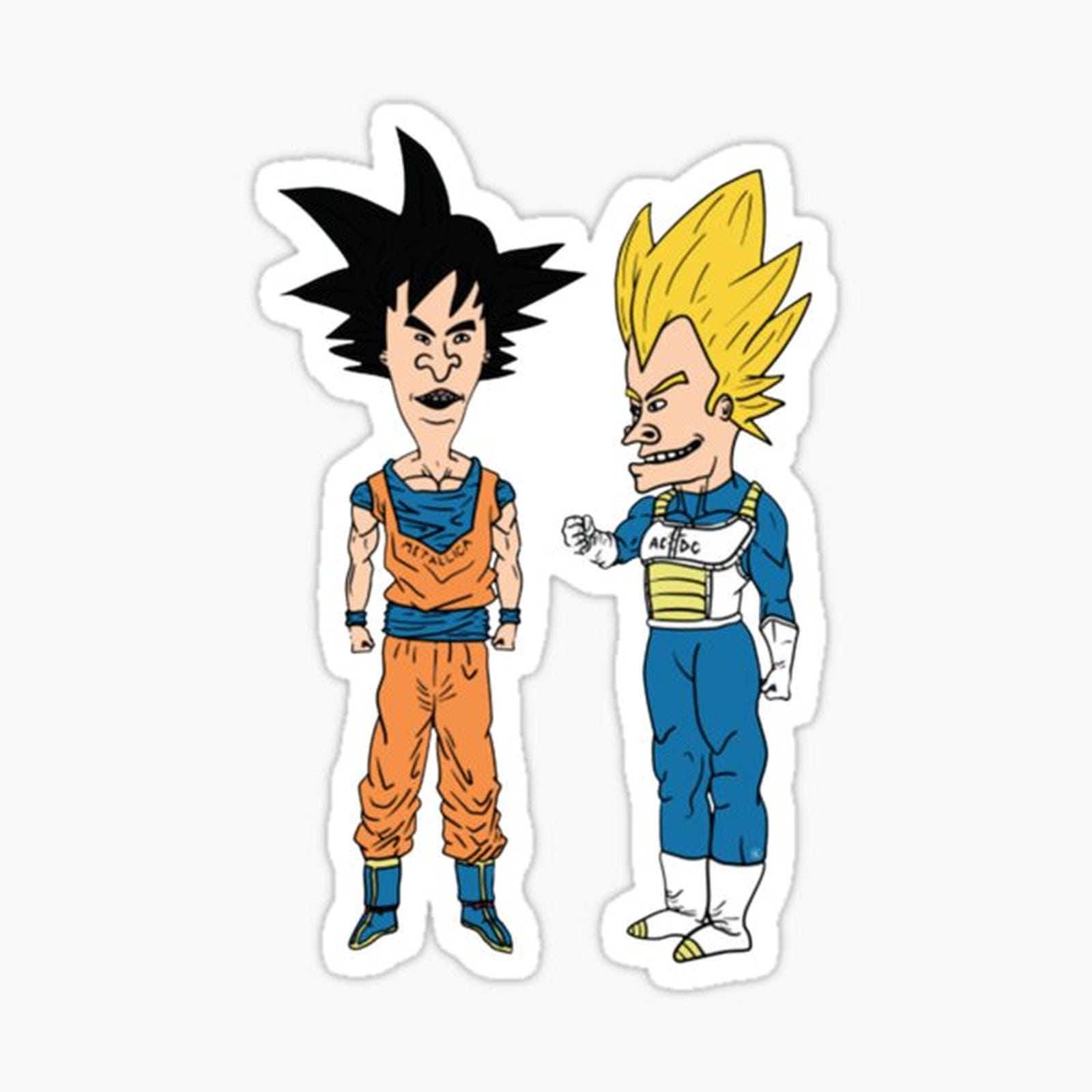 Beavis And Butthead x Dragon Ball And Son Goku