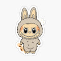 Beige labubu