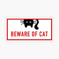 BEWARE OF CAT _ Funny Black Cat