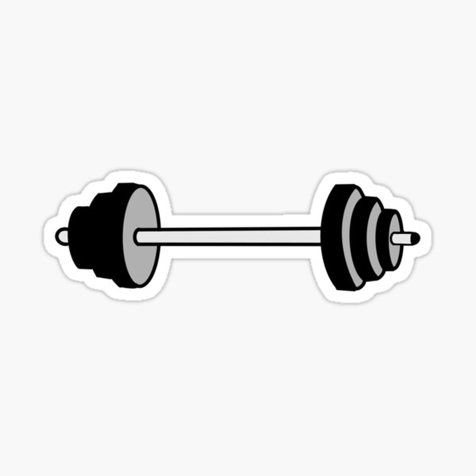 black and grey barbell