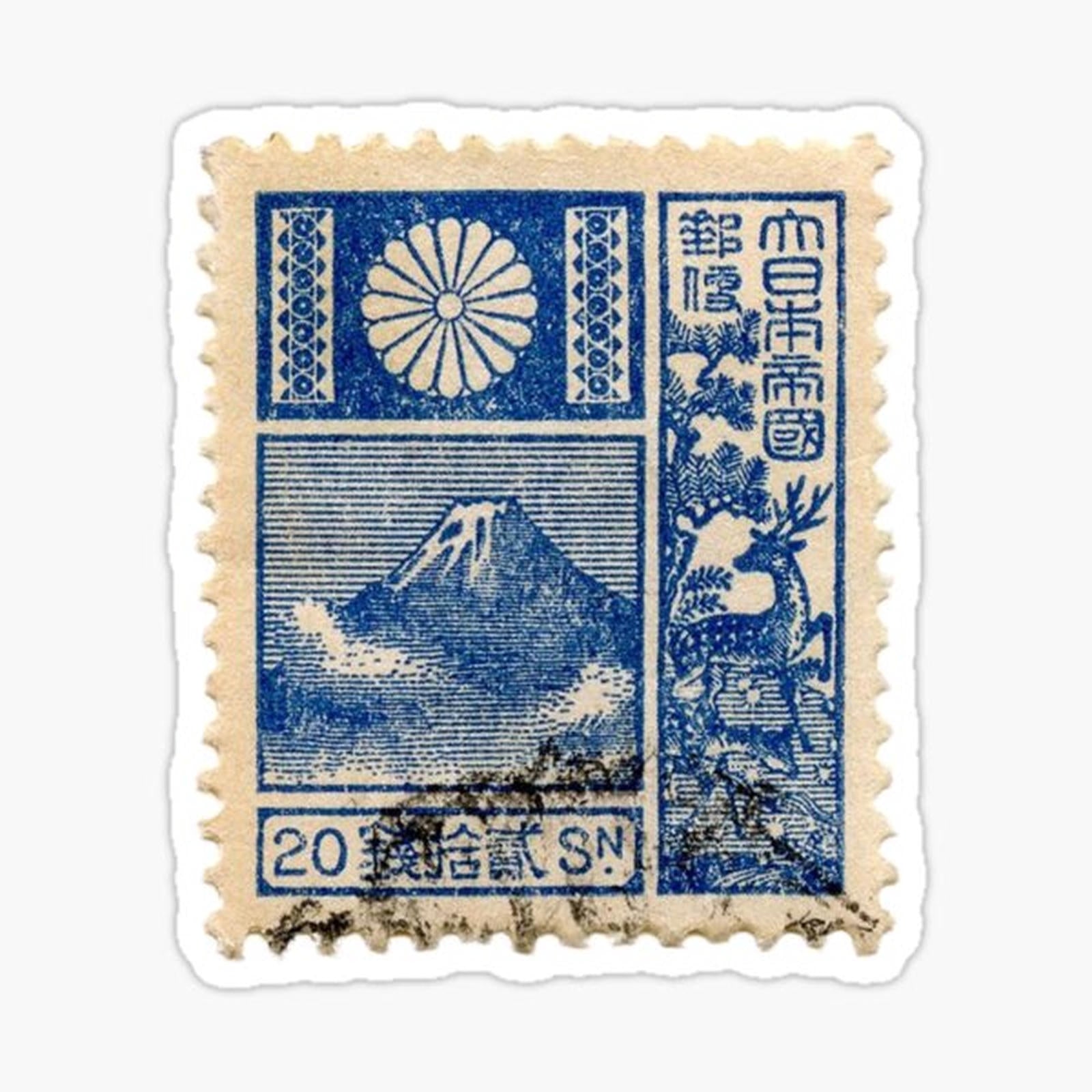 blue vintage