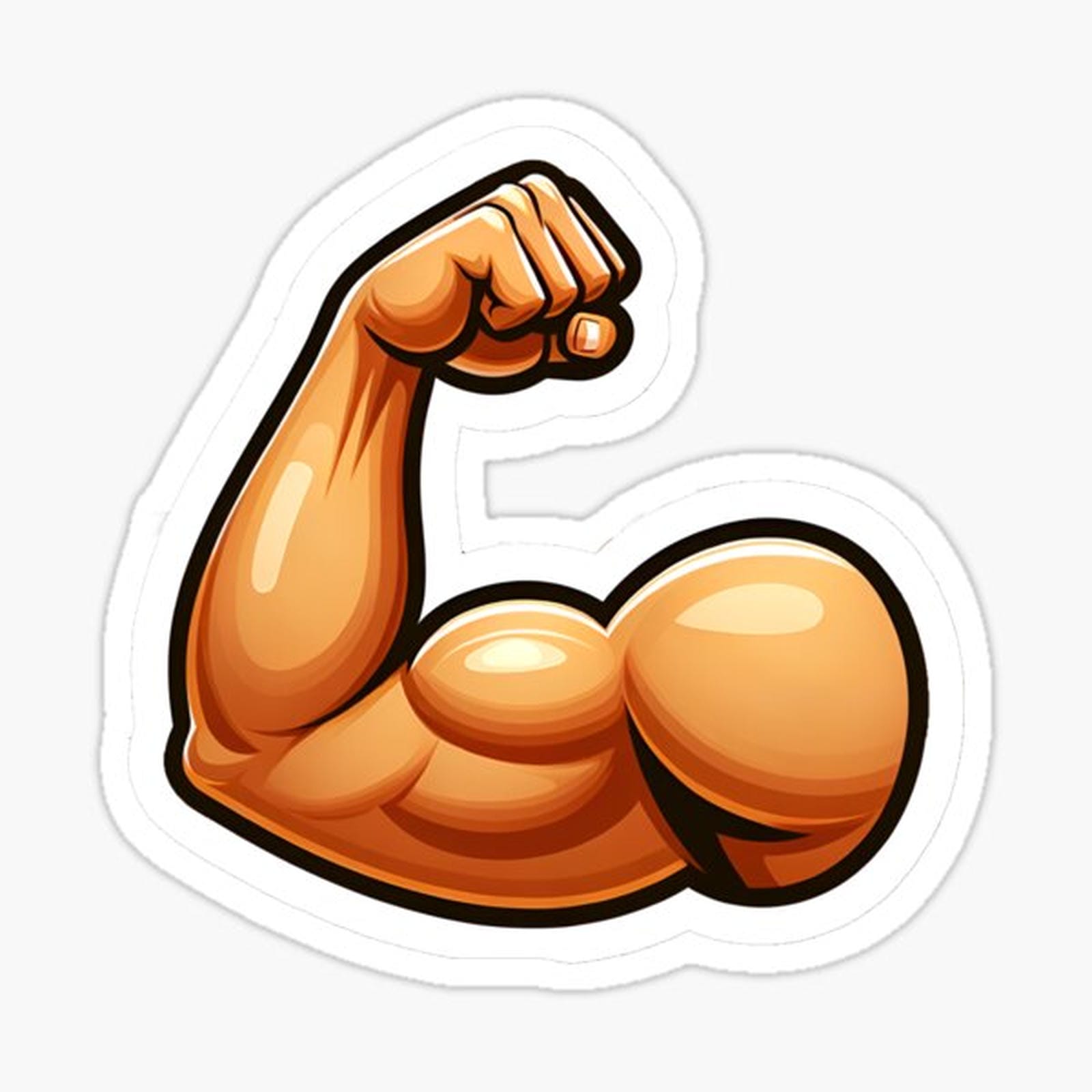 Bodybuilding Bicep Emoji