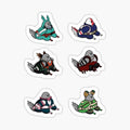 Boku no hero pigeons sticker sheet