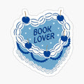 book lover blue cake