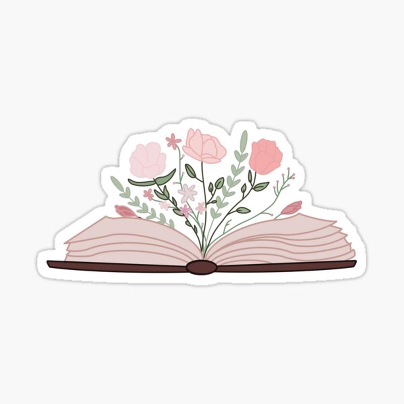 Book with Flowers