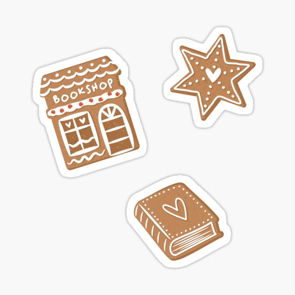 bookish gingerbread set