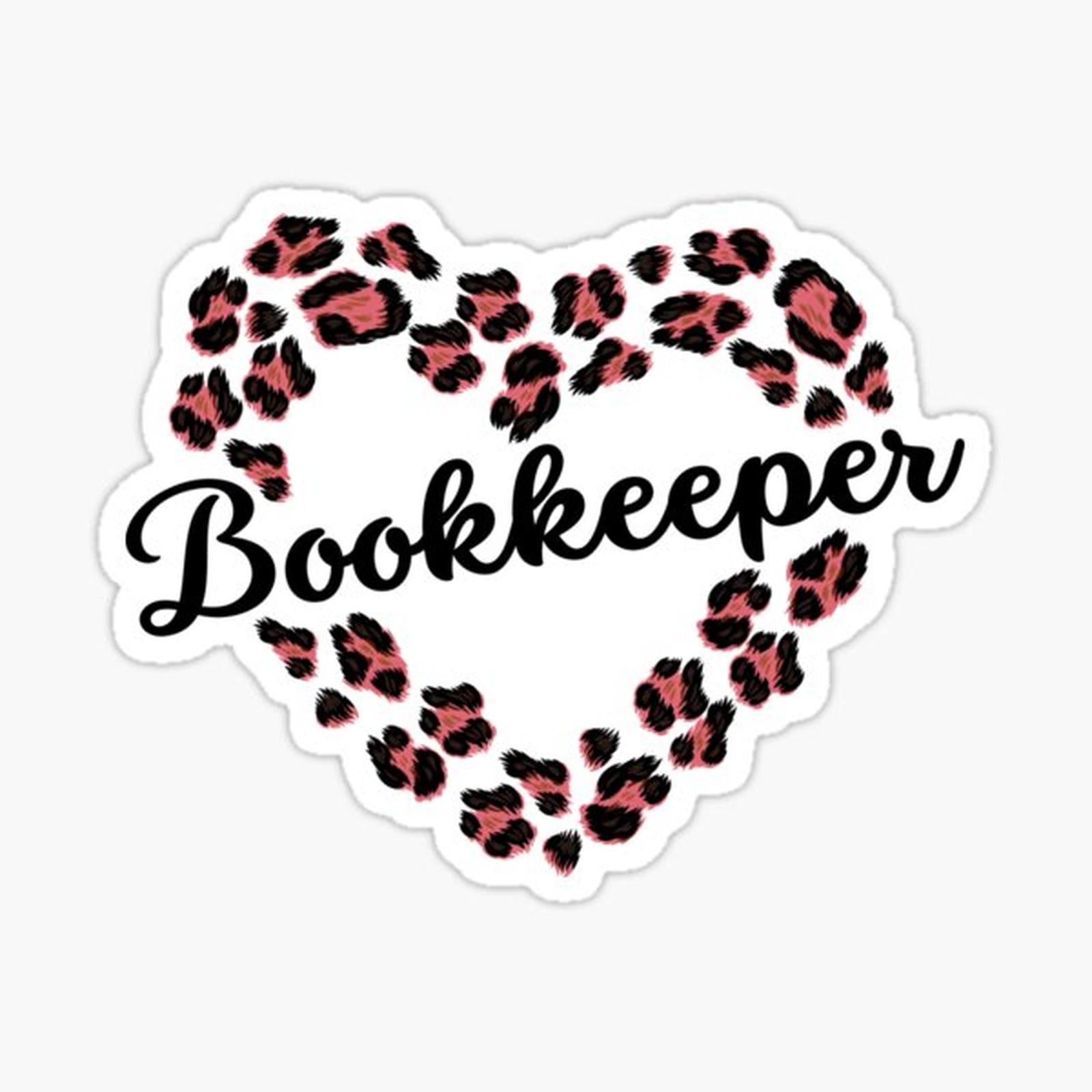 Bookkeeper - Leopard heart frame