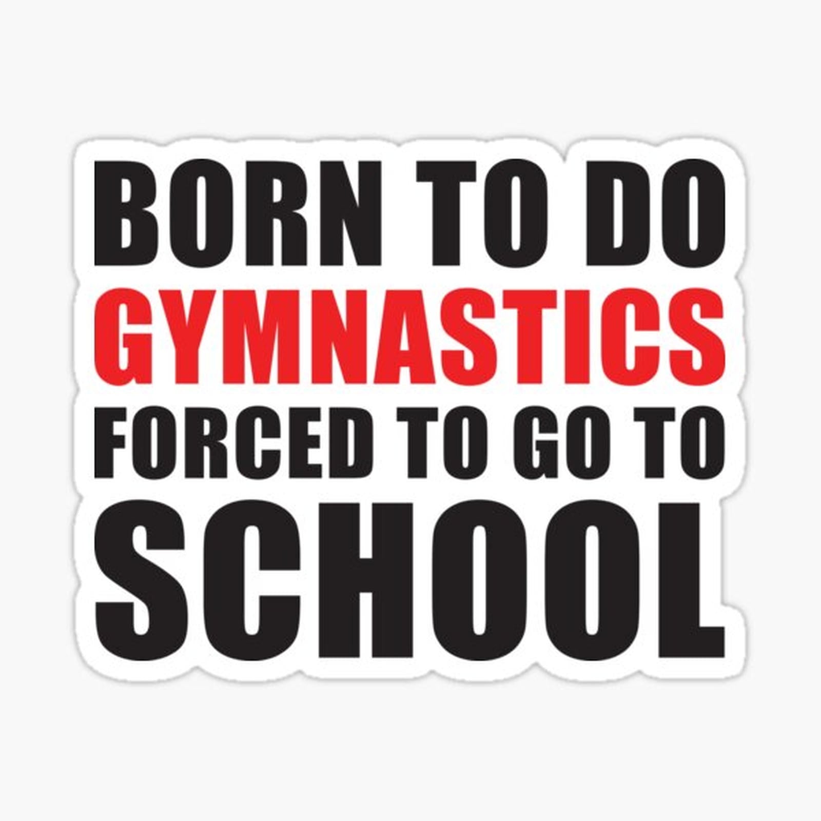Born to do gymnastics