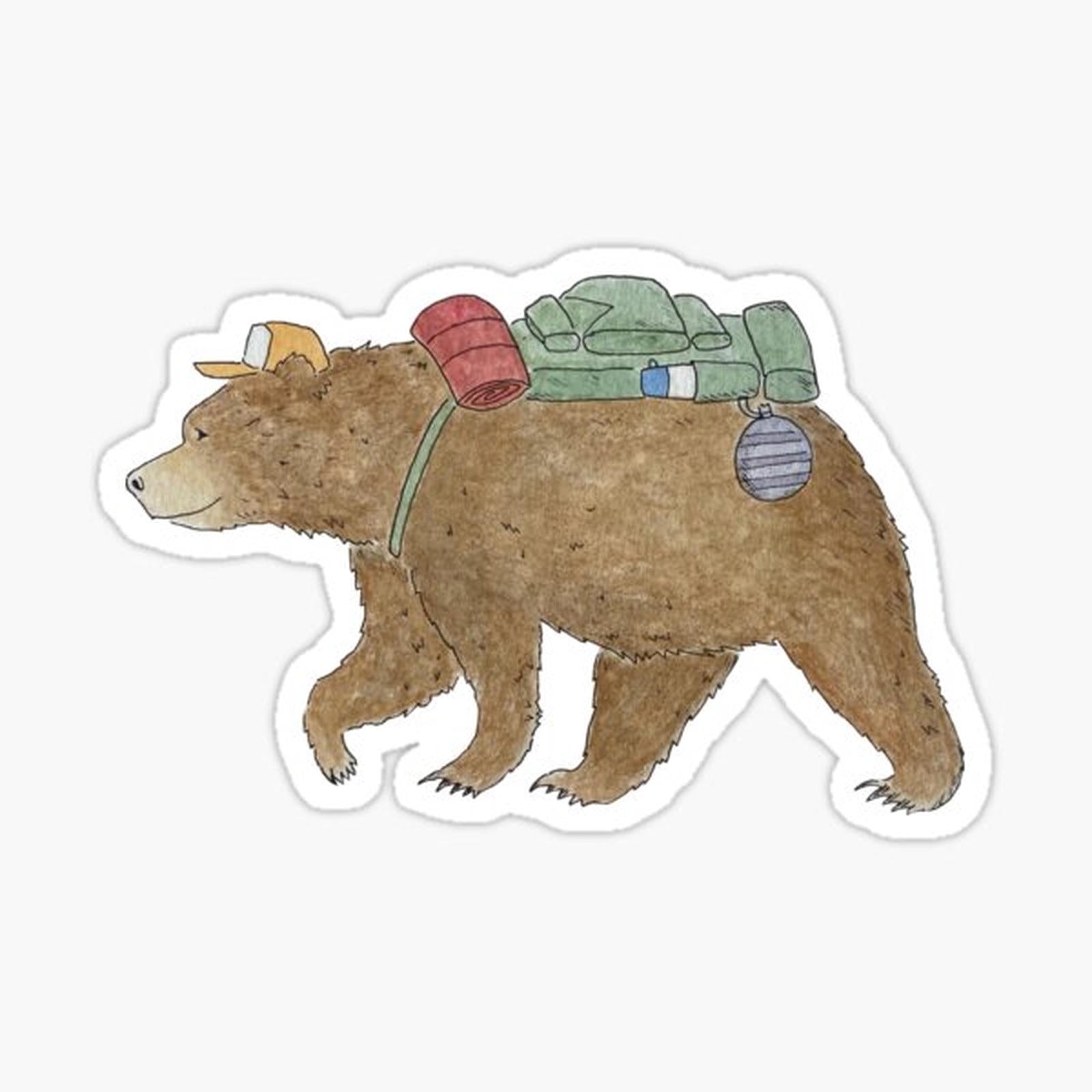 Camping Bear