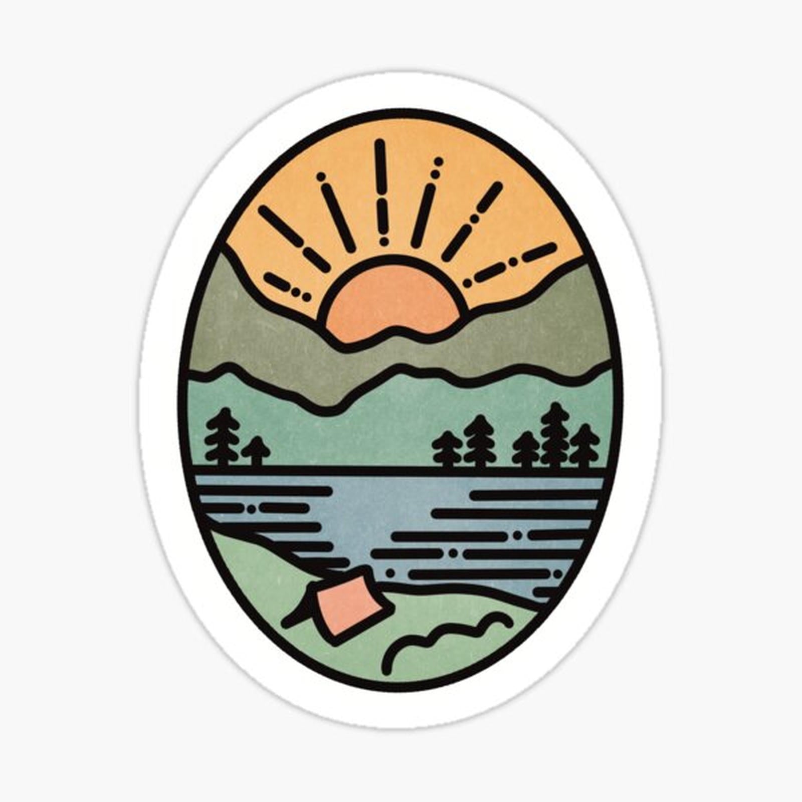 Camping Mountain Sunset
