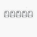 Carry game keyboard key design