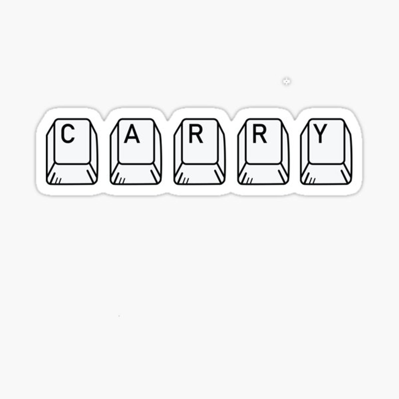 Carry game keyboard key design