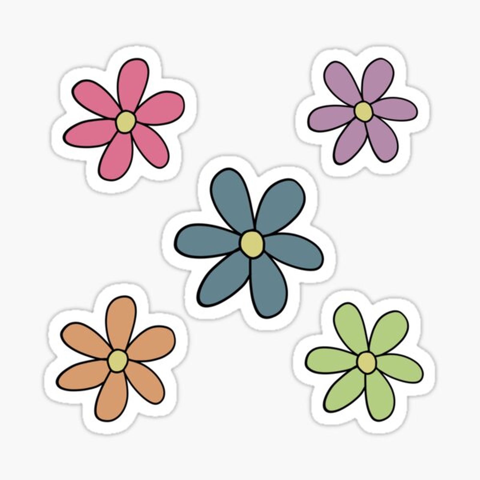 cartoon flowers