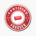 Certified Fragger Counter Strike Sticker