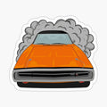 Charger Mopar - legendary muscle car burning wheels