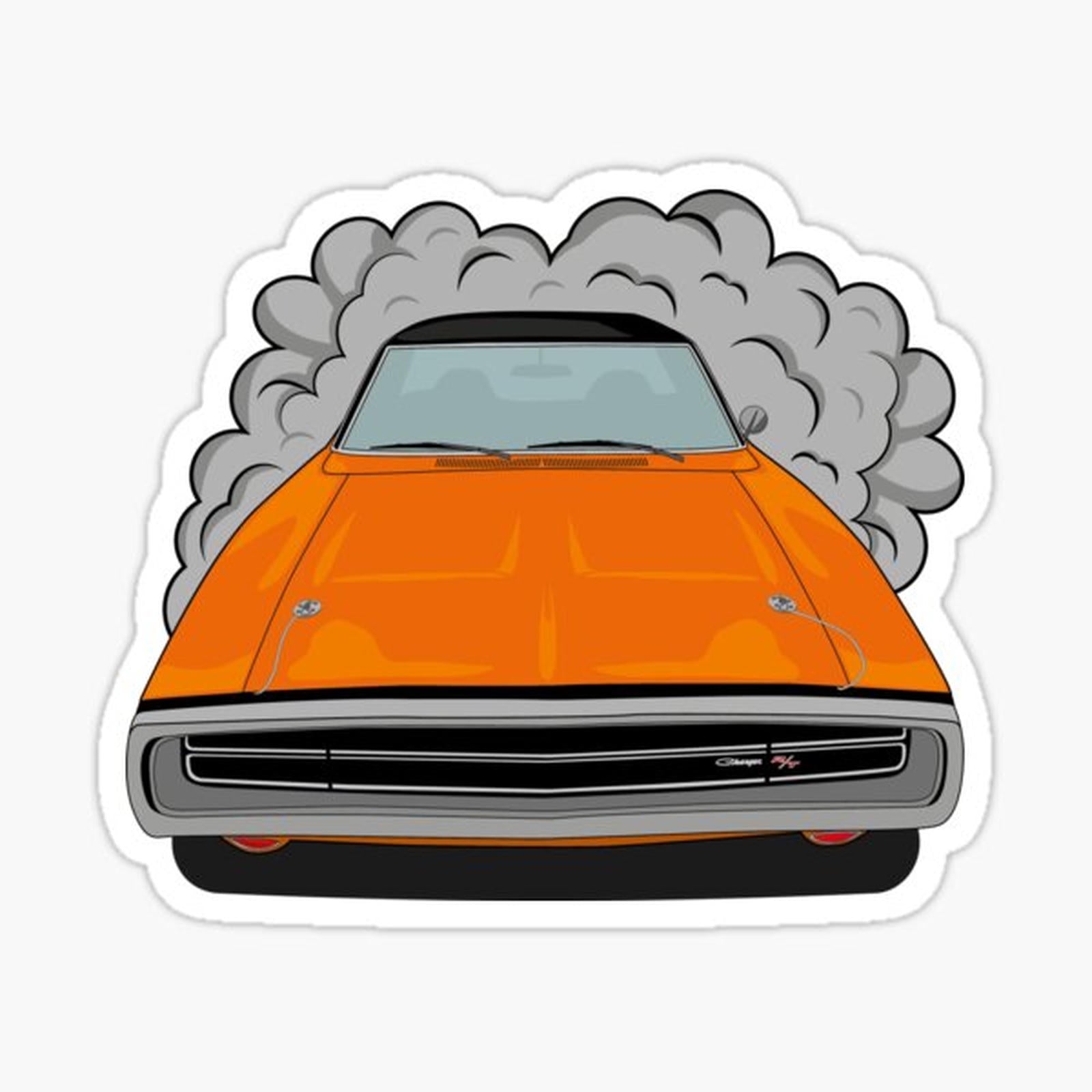 Charger Mopar - legendary muscle car burning wheels