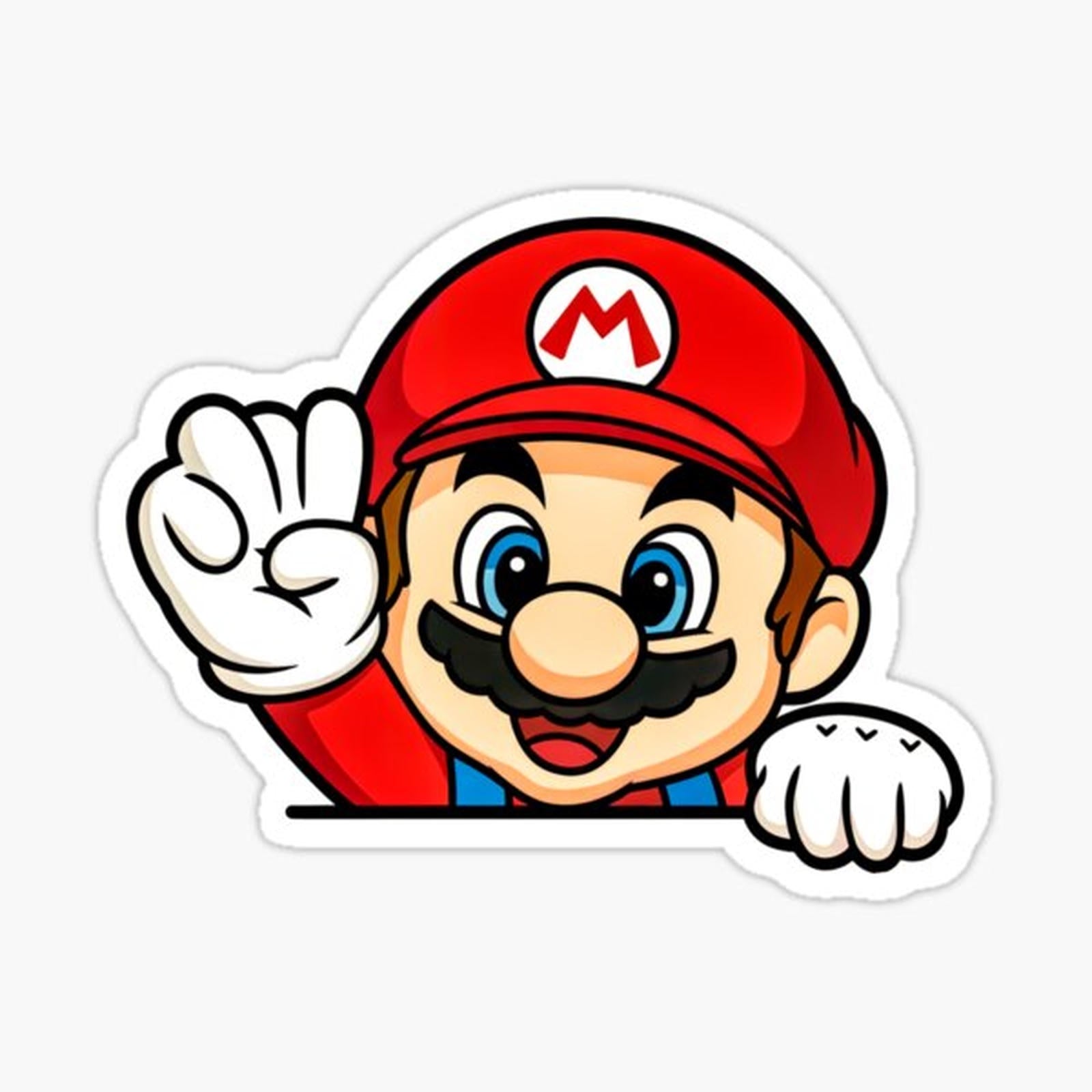 Cheerful Super Mario