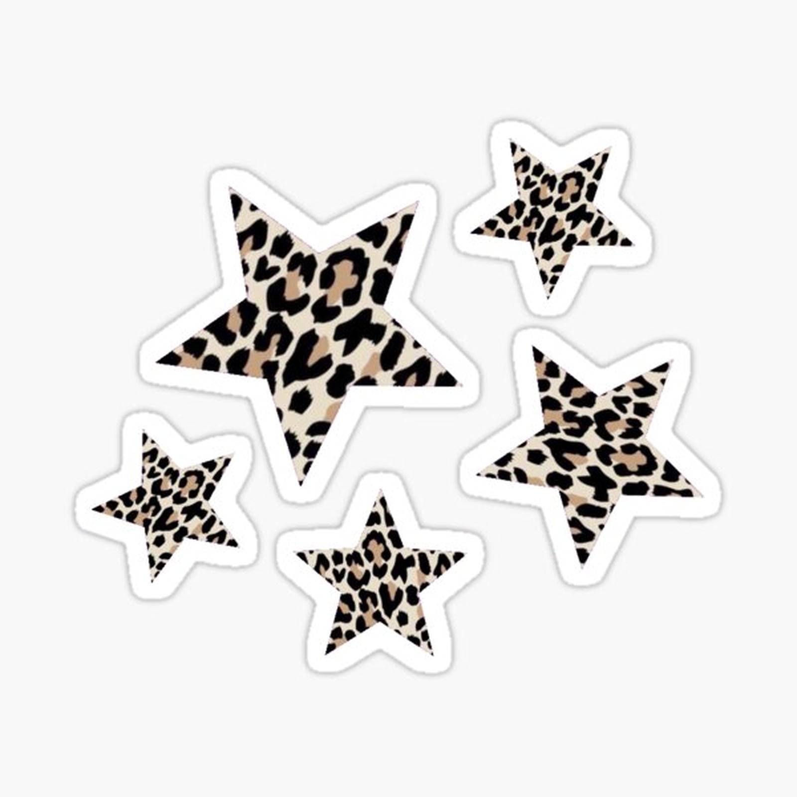 Cheetah Print Stars