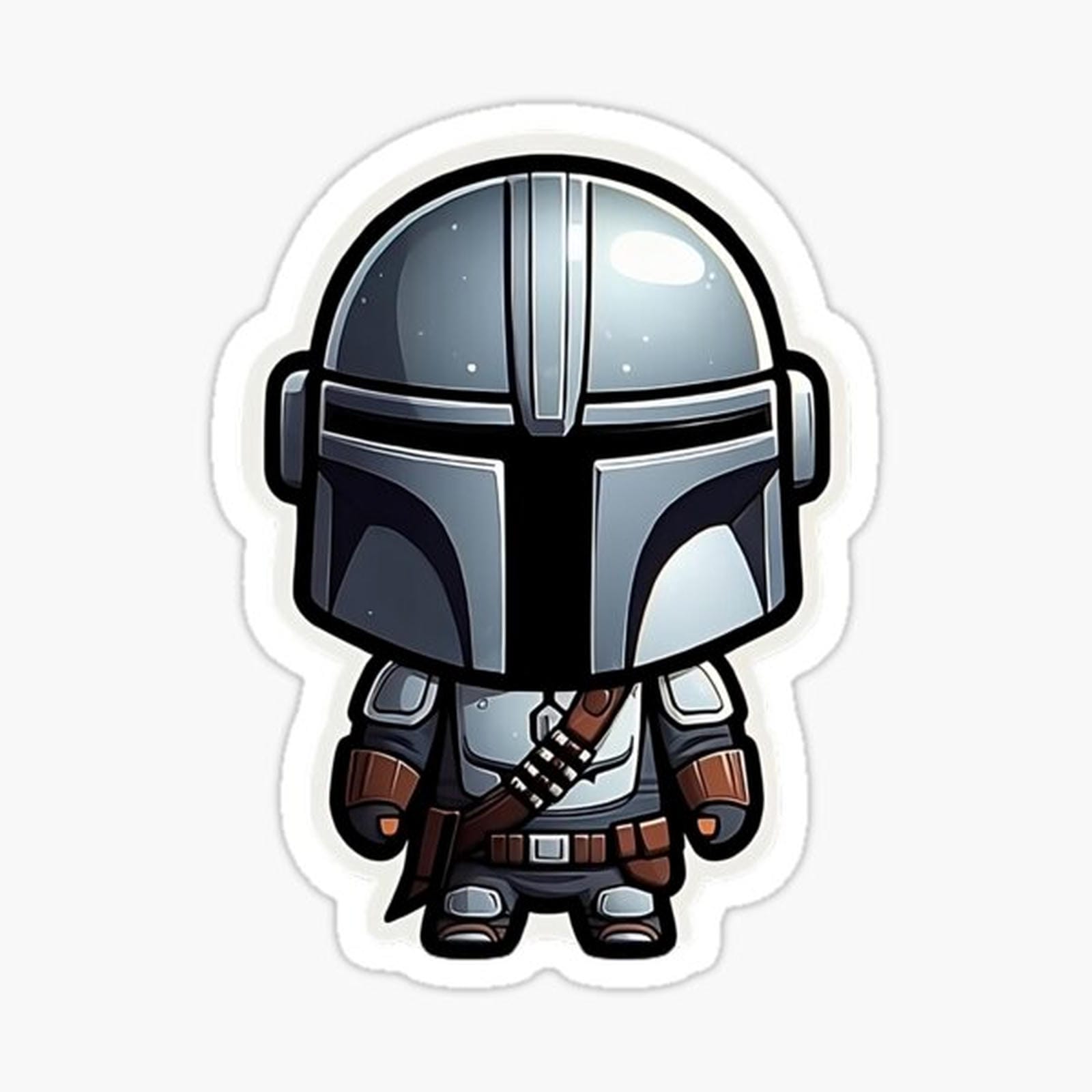 Chibi Mandalorian