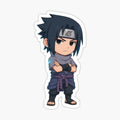 Chibi Sasuke Uchiha with Chidori – Cool Anime Lightning Ninja Design