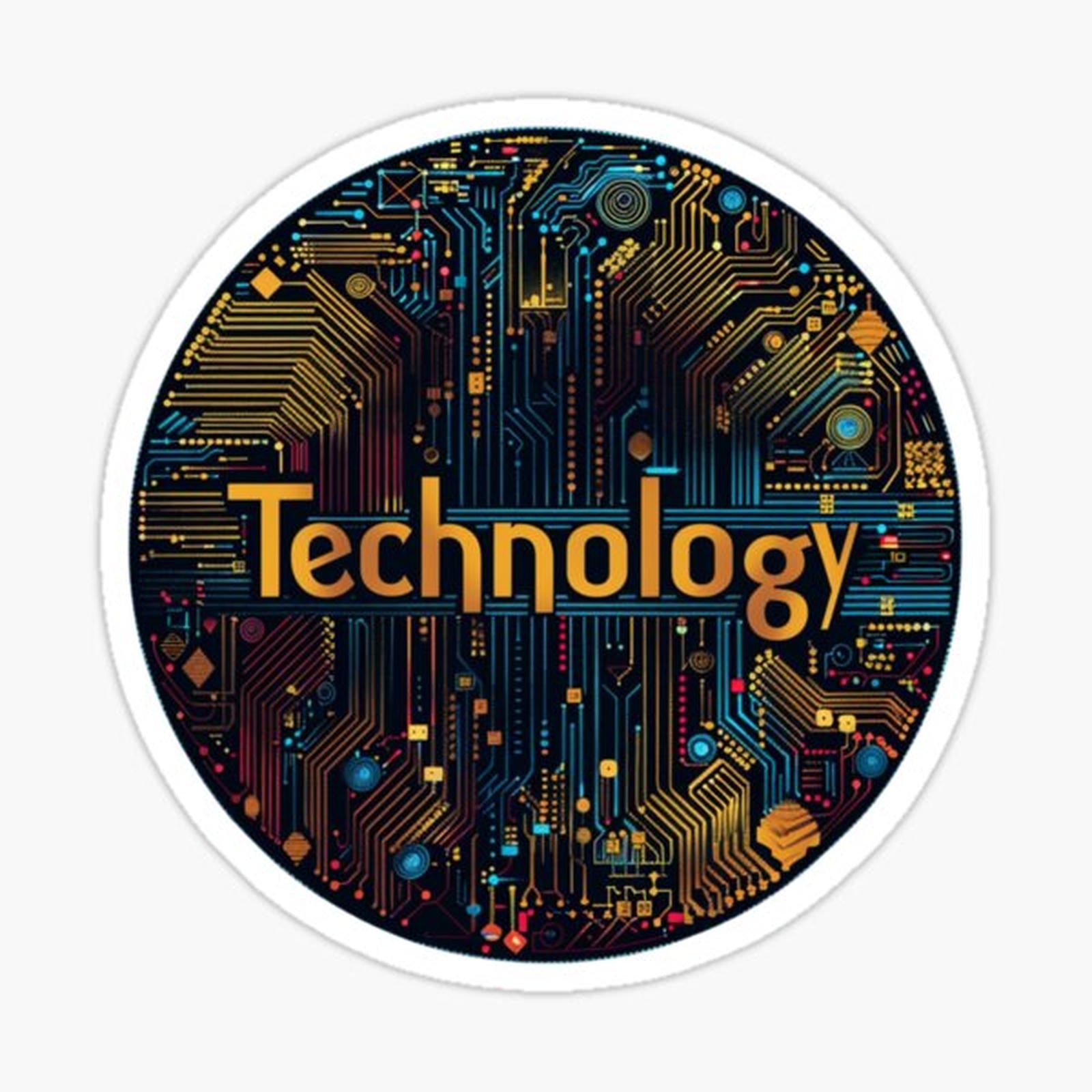 Chic Microchip-Inspired Design with Cursive Text