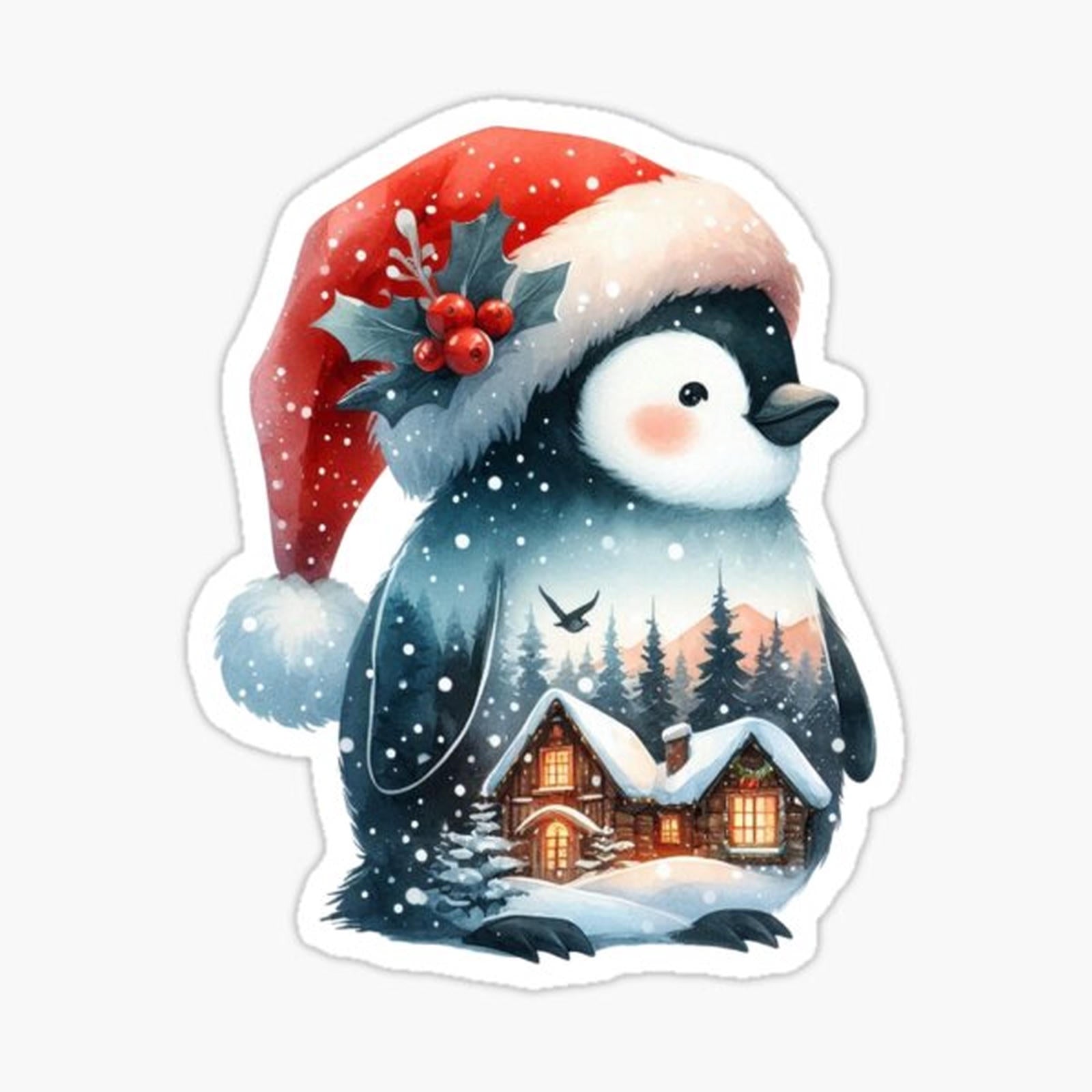 Christmas penguin