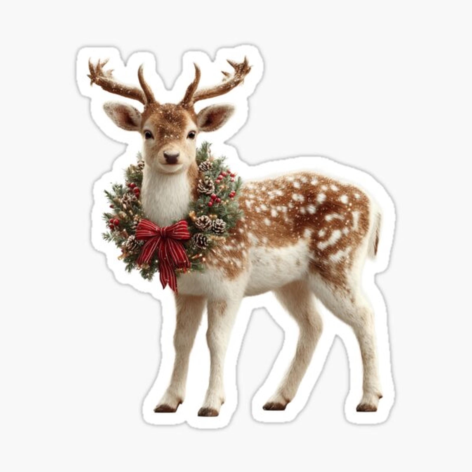 Christmas Reindeer – Cute Festive Holiday Deer Illustration