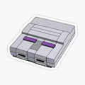 Classic Gaming Console Sticker