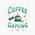 Coffee and Gaming Love - Retro Pixel Art for Gamers