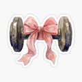 Coquette Gym Sticker